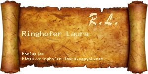 Ringhofer Laura névjegykártya